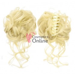 Coc modern din par artificial cu cleste SW207613 - Blond Deschis